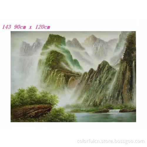 100% handmade Landscape Oil Painting, Canvas Oil Painting (WL-7003)
